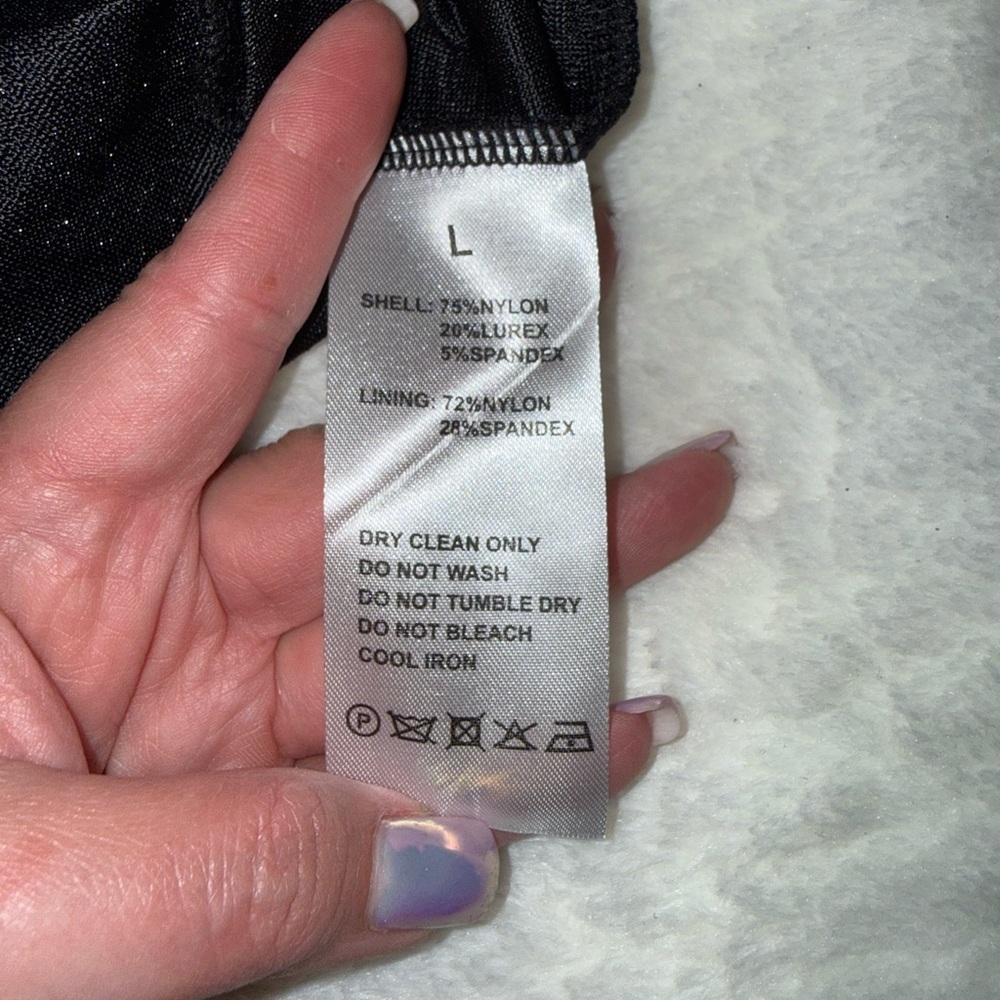 NWT Black Shapewear Dress One Shoulder Bodycon Built In Shaper Tummy Control - Picture 13 of 14